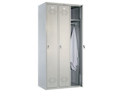 Металлический шкаф для одежды Практик LS 31